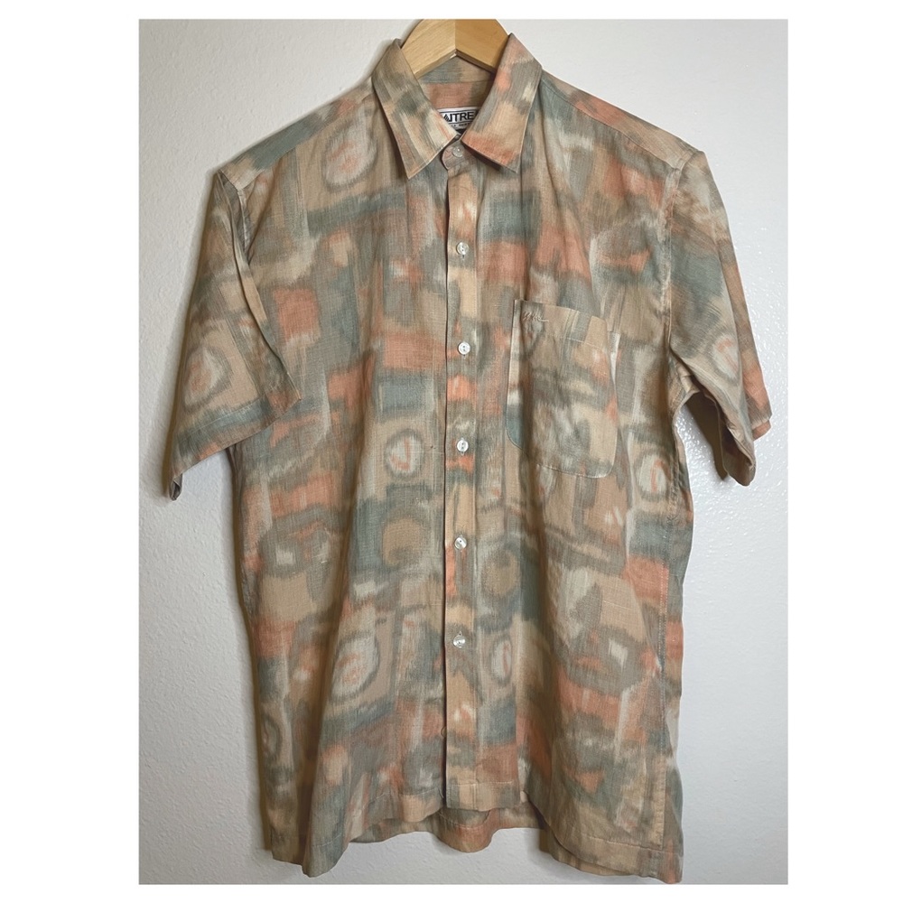 Vintage Maitre Men’s Collared Button Shirt